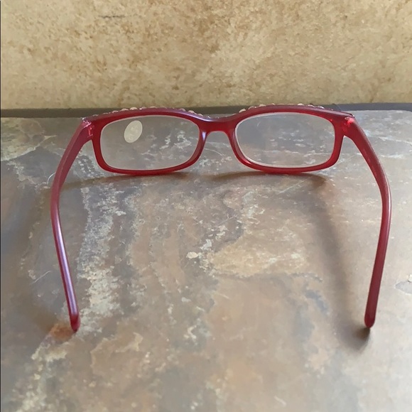 NWT Red Bling Reader Glasses 2.75 With Pouch - Picture 4 of 10